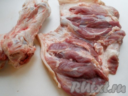 Рулька должна принять вот такой вид.