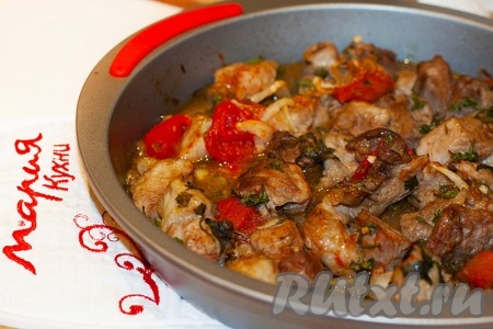 Арабское блюдо с мясом