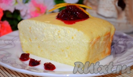 Творожная запеканка с цедрой