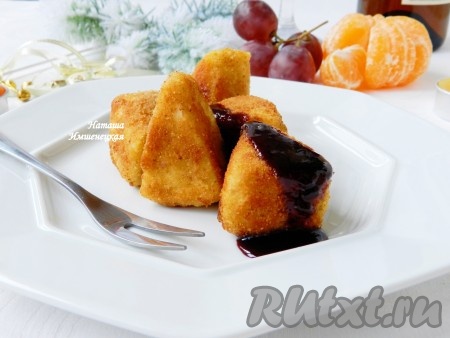 Жареный сыр камамбер
