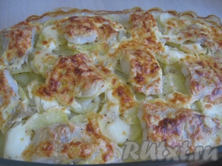 Вот вкусная рыба под шубой и готова.