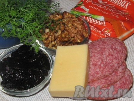 Ингредиенты для приготовления начинки для орешков