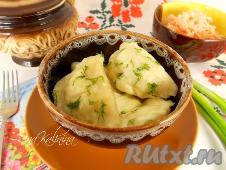 Вареники с квашеной капустой