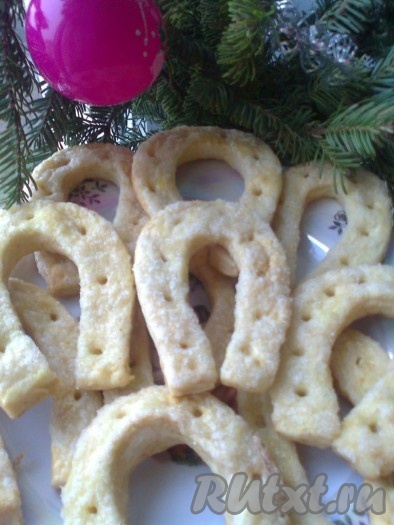 Вот такое замечательное печенье у нас получилось.1 вариант.