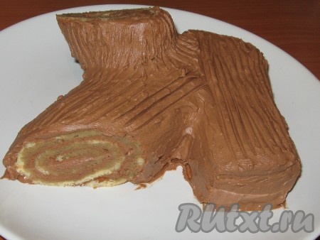 Затем вилкой сделать узор.