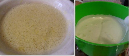 Охлаждаем и сбиваем миксером. Масса готова, если проводя по ней пальцем, остается не заплывающая полоска.