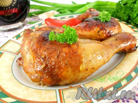 Куриные ножки с чесноком
