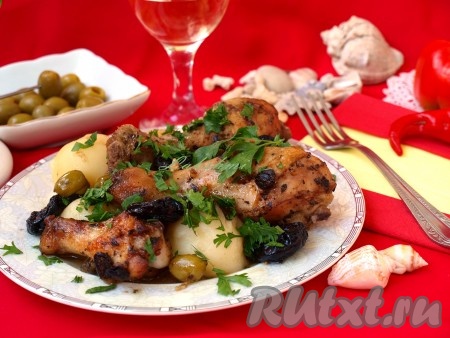 Курица "Марбелья"