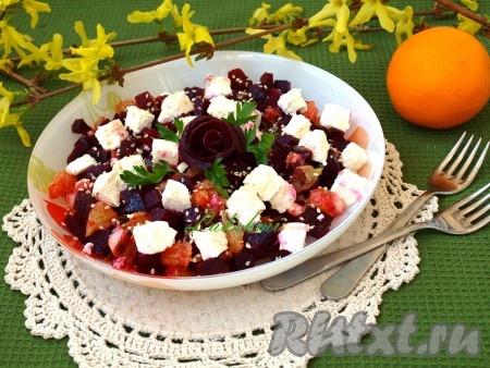 Салат "Бархатный вкус"