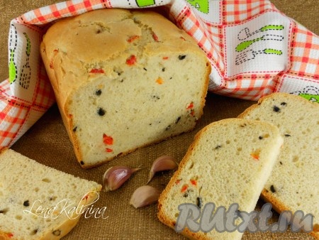 Хлеб с оливками