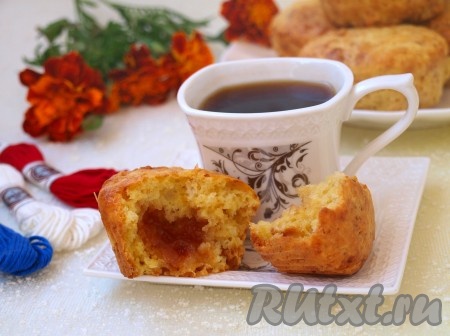 Маффины с повидлом