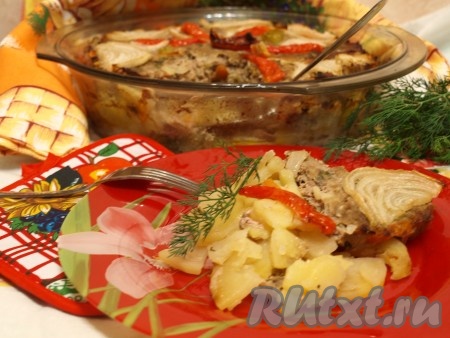 Тавая  - вкуснейшая мясная запеканка с овощами