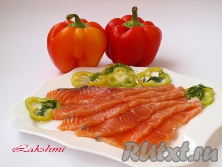 Слабосолёная сёмга в домашних условиях