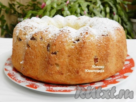 Сдобный кекс готов.