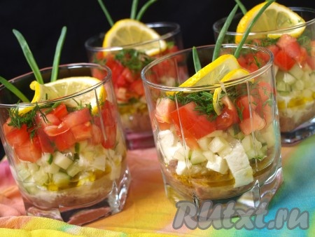 Веррины с тунцом и овощами