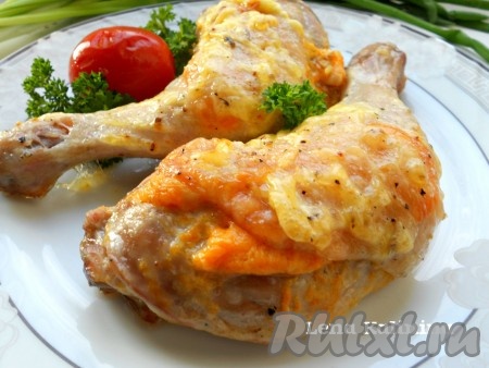 Окорочка, фаршированные сыром