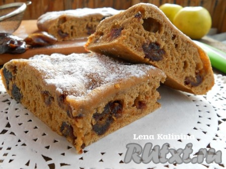 Постный кофейный пирог