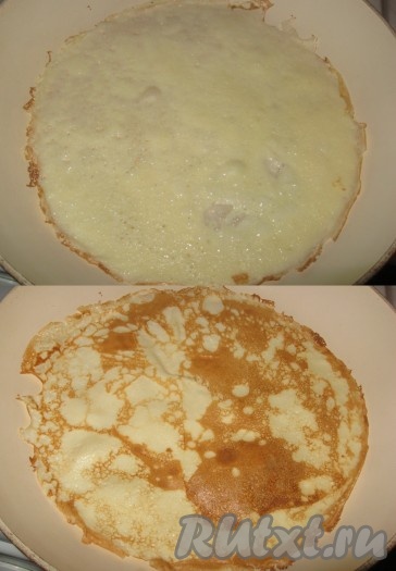 Жарить с двух сторон до румяного цвета.