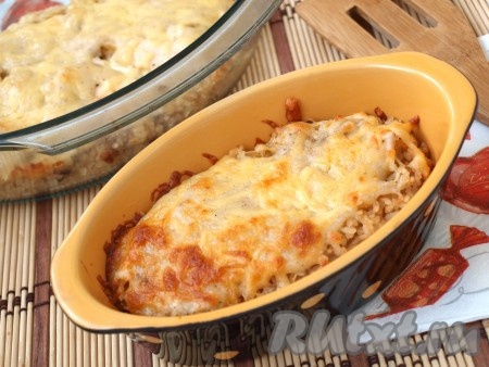 Очень вкусное и сытное блюдо подаём к столу горячим.