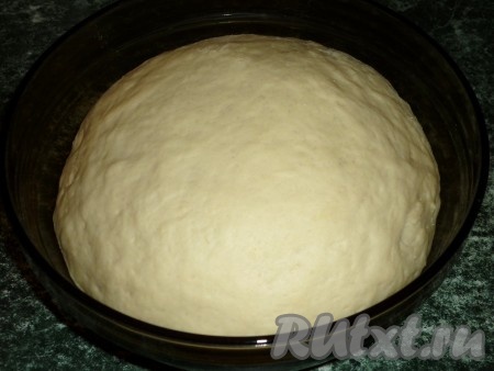 Поставить его в тёплое место на 40-60 минут, оно должно увеличиться в два раза.
