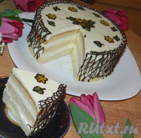 Торт "Приход весны"