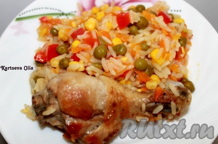 &nbsp;Получается очень красивое, ароматное и сытное блюдо.&nbsp;