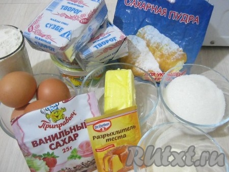 Ингредиенты для приготовления торта "Слёзы ангела"