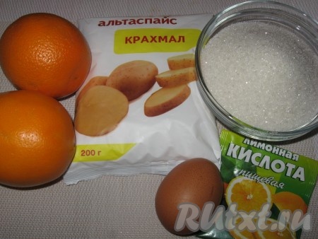 Ингредиенты для приготовления киселя