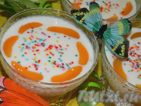 Кефирный десерт