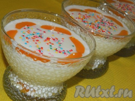 Десерт получается очень вкусным. 
