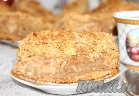 Яблочный пирог с корицей "Скороспелка"