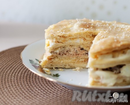 Поставить в холодильник для пропитки (лучше на ночь). 