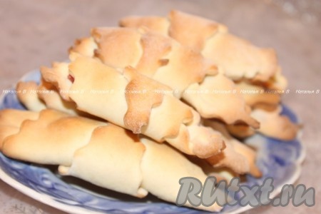 Вкусненькое галетное печенье "Йогуртовое" готово! Вы можете его подать к чаю, молоку, какао.