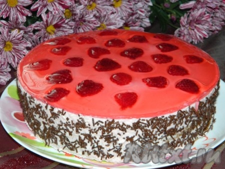 Малиновый торт