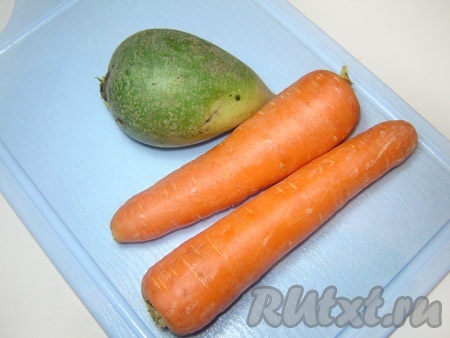 Приготовить наши овощи.
