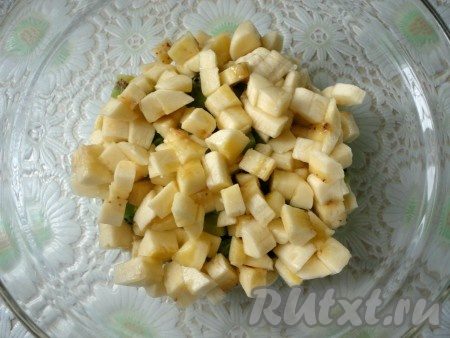 И с бананом.
