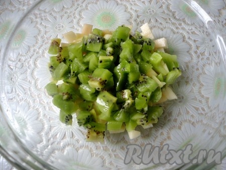 Также поступаем с киви.
