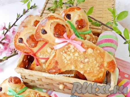 Вкусные и симпатичные пасхальные барашки готовы!