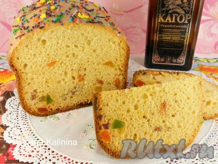 Пасхальный кулич в хлебопечке