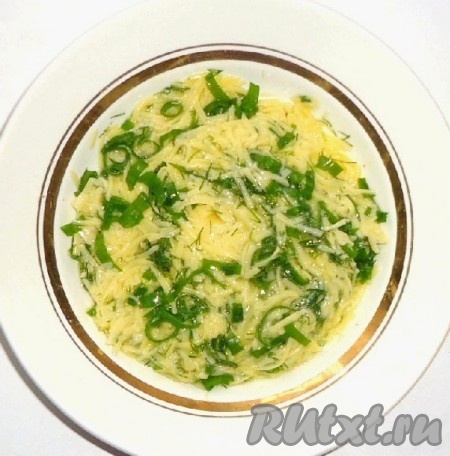 Хорошо перемешать - начинка готова!