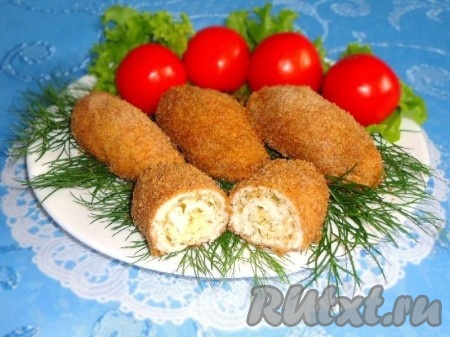 А можно закуску подать и вот так.