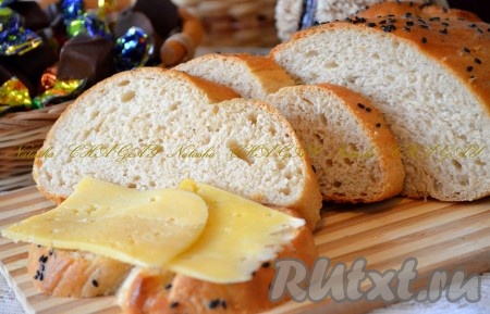 Хлеб из обдирной ржаной муки в духовке
