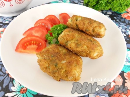 Рыбные рубленные котлеты
