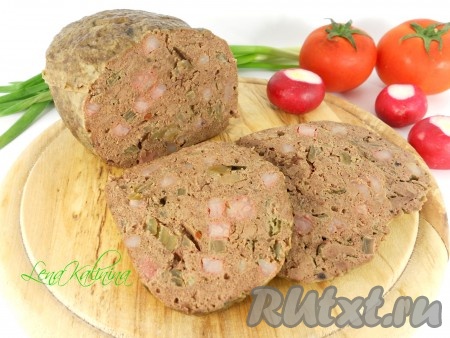 Домашняя печеночная колбаса 