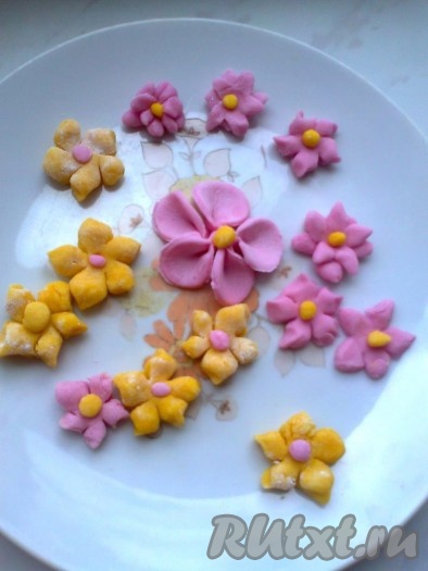 Вот такие получились цветочки