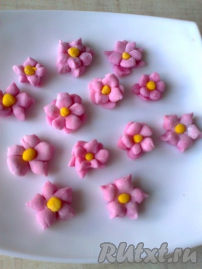 Вот такие получились цветочки