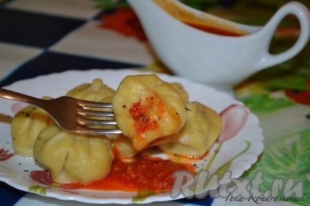 Хинкали с бараниной