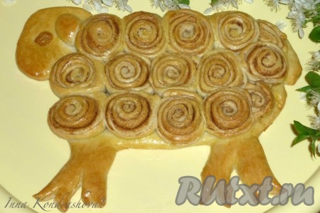 Аппетитный, красивый и очень вкусный пасхальный барашек непременно понравится деткам и взрослым.