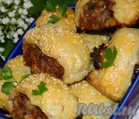 Мясные завитки с сюрпризом