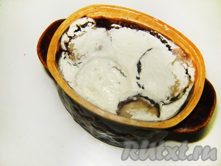 Баклажаны с мясом в горшочке